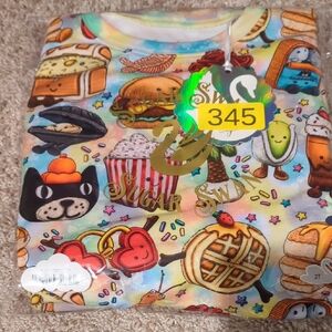 Sugar Swan Cutie Cat French Terry Jogger Set 2T